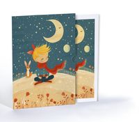 Ay Işığında Küçük Prens, Özel Tasarım Kılıflı A4 Poster