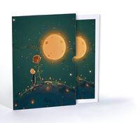 Küçük Prens ve Büyüleyici Gül, Özel Tasarım Kılıflı A4 Poster