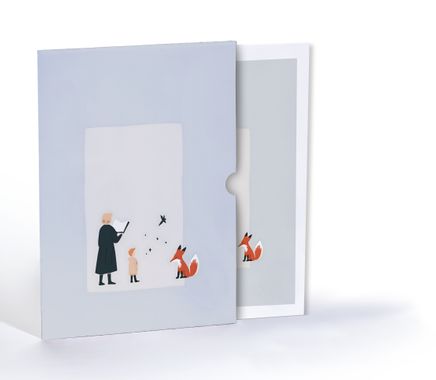 Küçük Prens ve Sadık Dostu, Özel Tasarım Kılıflı A4 Poster