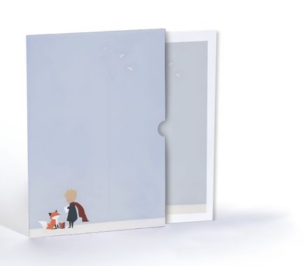 Küçük Prens ve Tilkinin Hikayesi, Özel Tasarım Kılıflı A4 Poster