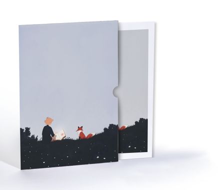 Küçük Prens ve Tilkinin Serüveni, Özel Tasarım Kılıflı A4 Poster