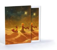 Küçük Prens'in Çöl Güncesi Hikayesi, Özel Tasarım Kılıflı A4 Poster
