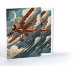 Küçük Prens'in Gece Uçuşu, Özel Tasarım Kılıflı A4 Poster