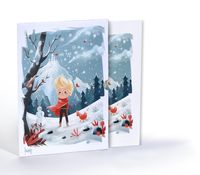 Küçük Prens'in Kış Şarkısı, Özel Tasarım Kılıflı A4 Poster