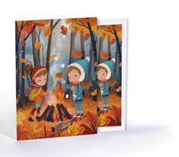 Ateş Başında Mutluluk, Özel Tasarım Kılıflı A4 Poster