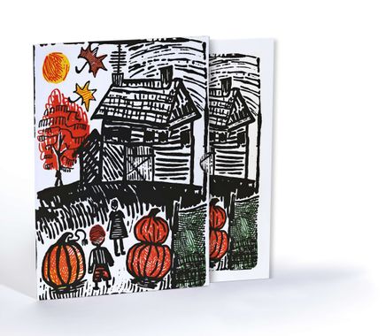 Balkabağı Hasadı, Özel Tasarım Kılıflı A4 Poster