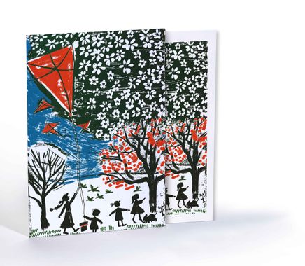 Çiçekler ve Uçurtmalar, Özel Tasarım Kılıflı A4 Poster