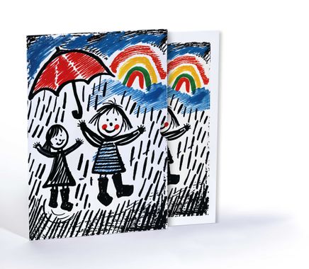 Mutluluk Yağmuru, A4 Poster (GGK-PF018) 