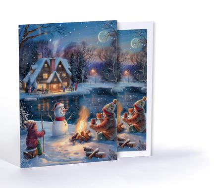 Orman Kampı Neşesi, A4 Poster (GGK-PF021)