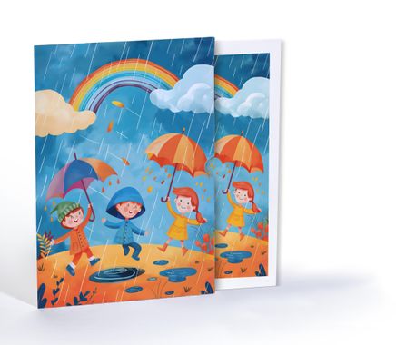 Şemsiye Partisi, A4 Poster (GGK-PF028)