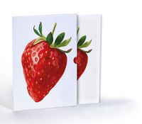 Çilek Çizimi, A4 Poster (GGK-PT004)