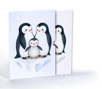 Sevimli Penguenler, A4 Poster (GGK-PK022)
