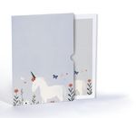 Çiçek Bahçesinde Unicorn, A4 Poster (GGK-PG002)