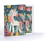 Çiçekler Arasındaki Unicorn, A4 Poster (GGK-PG004)