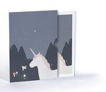 Gece Masalında Unicorn, A4 Poster (GGK-PG006)