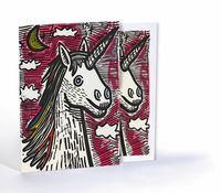 Gece Yürüyüşünde Unicorn, A4 Poster (GGK-PG007)