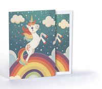 Gökkuşağının Unicornu, A4 Poster (GGK-PG008)