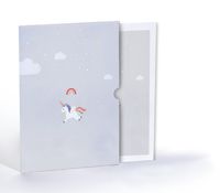 Gökyüzünde Danseden Unicorn, A4 Poster (GGK-PG012)