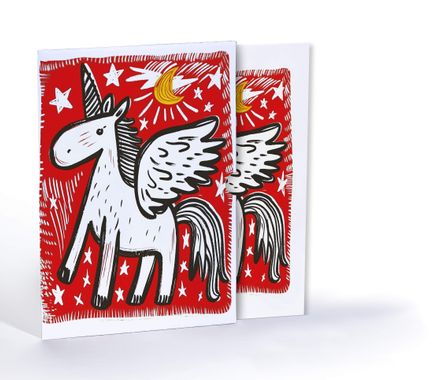 Kanatlı Rüya Unicorn, A4 Poster (GGK-PG013)