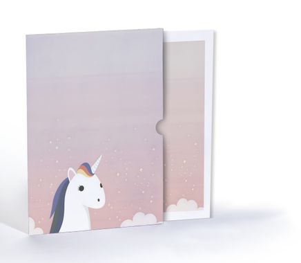 Pembe Rüyalar Unicorn, A4 Poster (GGK-PG016)