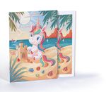 Unicorn Deniz Kıyısında, A4 Poster (GGK-PG022)