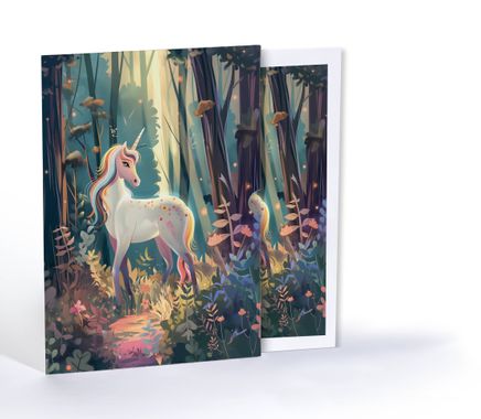 Unicornun Büyülü Geçiti, A4 Poster (GGK-PG026) 