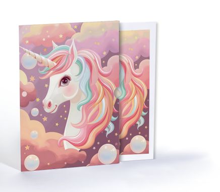 Unicornun Masal Dünyası, A4 Poster (GGK-PG028)