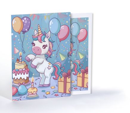 Unicornun Parti Keyfi, A4 Poster (GGK-PG029)