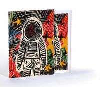 Astronot ve Kozmik Sanat, A4 Poster (GGK-PH001)