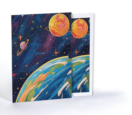 Evrenin Keşfi, A4 Poster (GGK-PH005) 