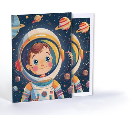 Küçük Astronot, A4 Poster (GGK-PH014)