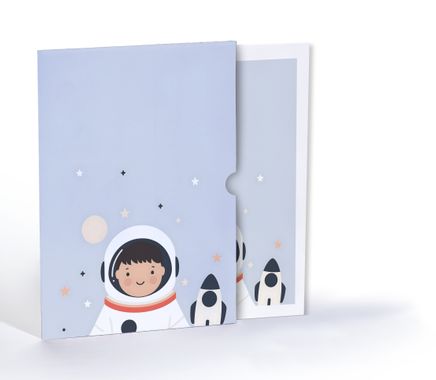 Meraklı Minik Astronot, A4 Poster (GGK-PH015) 