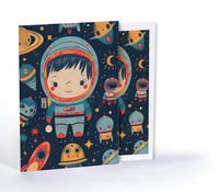 Minik Uzay Yolcusu Astronot, A4 Poster (GGK-PH017)