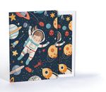 Sevimli Astronot Yıldızlar Arasında, A4 Poster (GGK-PH022)
