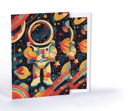 Uzay Maceracısı Astronot, A4 Poster (GGK-PH024)