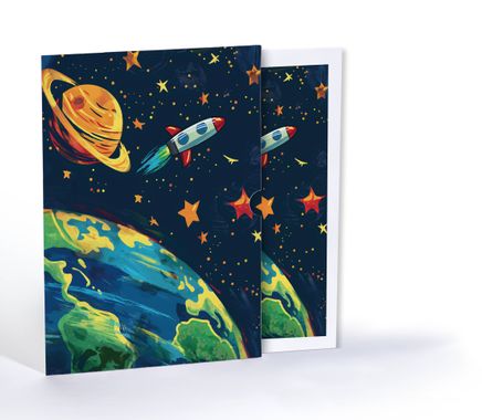 Uzaydan Dünyaya Bakış, A4 Poster (GGK-PH027)