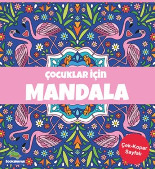 Çocuklar İçin Mandala (Lacivert)