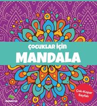 Çocuklar İçin Mandala (Mor)
