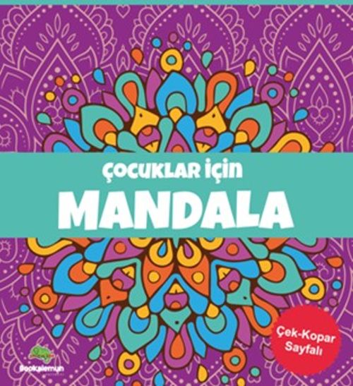 Çocuklar İçin Mandala (Mor)