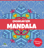 Çocuklar İçin Mandala (Mavi)