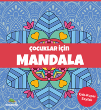 Çocuklar İçin Mandala (Mavi)