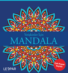 Yetişkinler İçin Mandala (Lacivert)