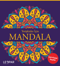 Yetişkinler İçin Mandala (Mor)