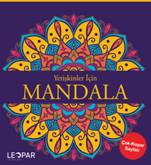 Yetişkinler İçin Mandala (Mor)