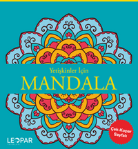 Yetişkinler İçin Mandala (Mavi)