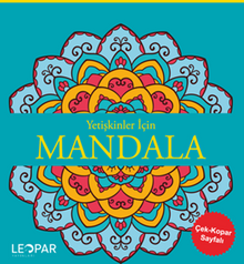 Yetişkinler İçin Mandala (Mavi)