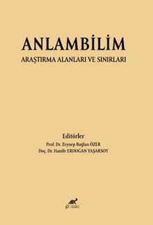 Anlambilim Araştırma Alanları ve Sınırları