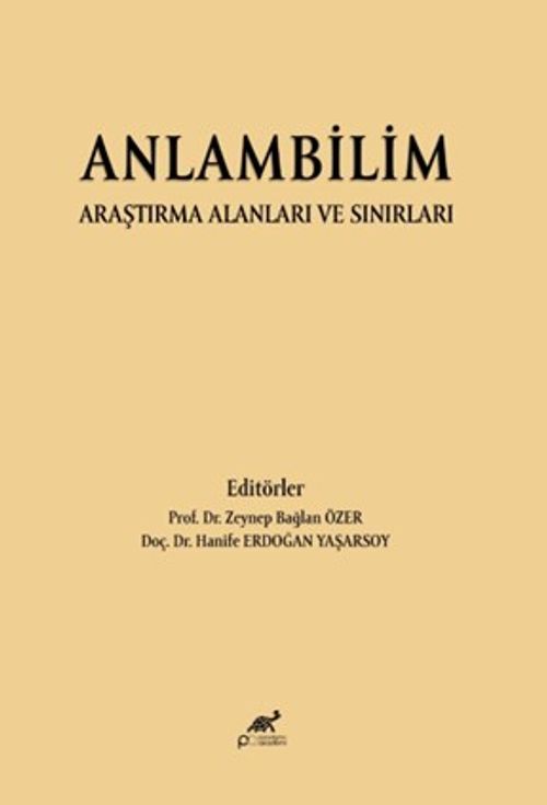 Anlambilim Araştırma Alanları ve Sınırları