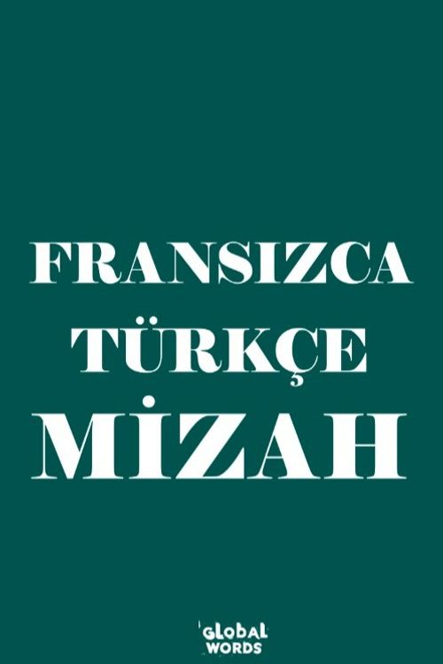 Fransızca-Türkçe Mizah