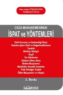 Ceza Muhakemesinde İspat ve Yöntemleri